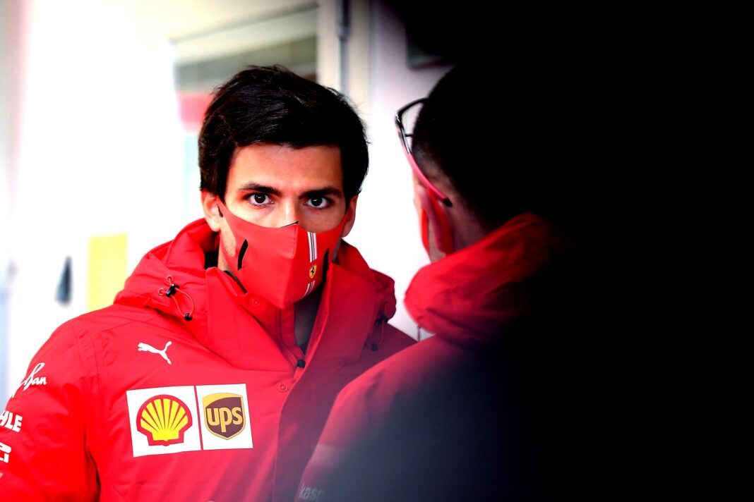 Carlos Sainz, Ferrari, racingline