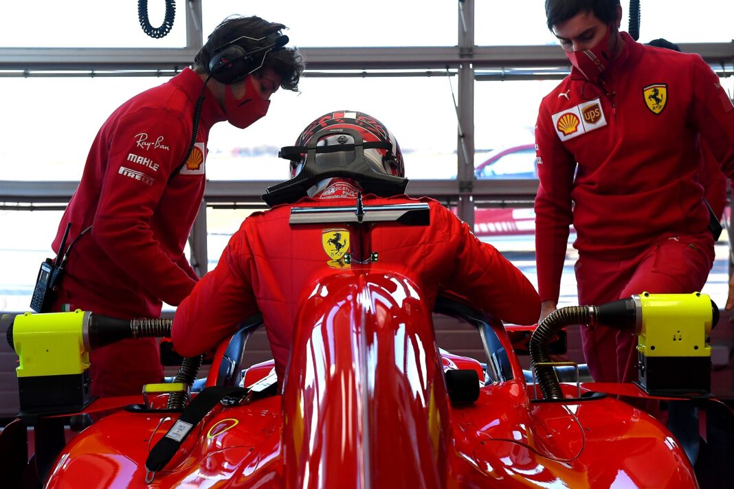 Charles Leclerc, Ferrari, racingline