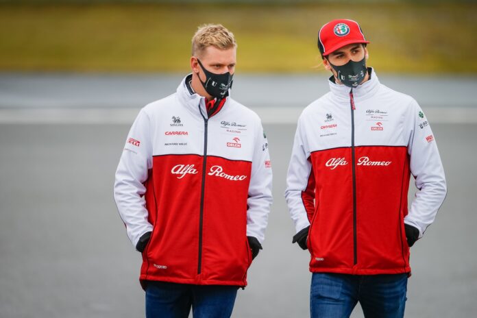 Mick Schumacher, Antonio Giovinazzi, Alfa Romeo, Eifel Nagydíj, Nürburgring, racingline.hu