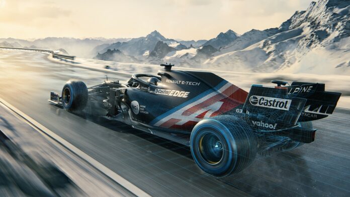 Alpine F1 Winter livery