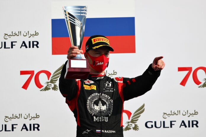 Mazepin, racingline