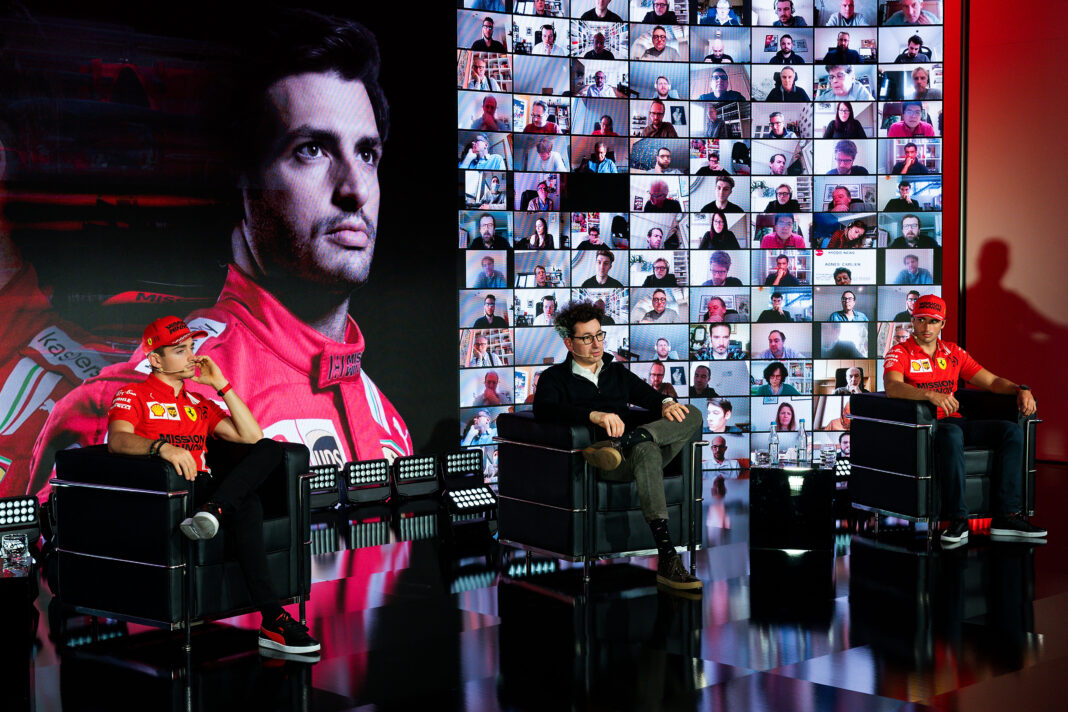 Ferrari, Charles Leclerc, Mattia Binotto, Carlos Sainz, racingline