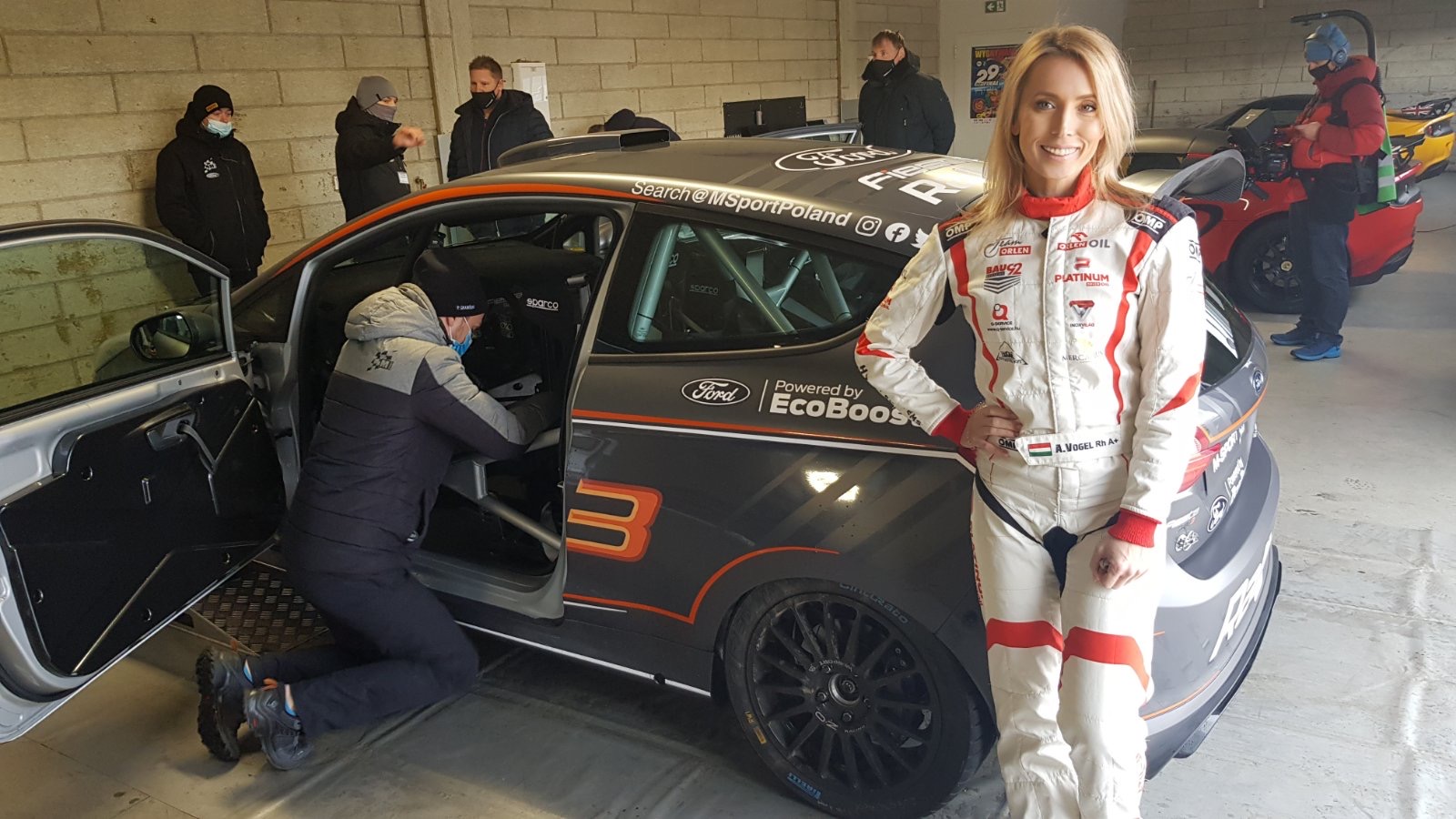 Újabb hivatalos M-Sport teszten vehetett részt Vogel Adrienn