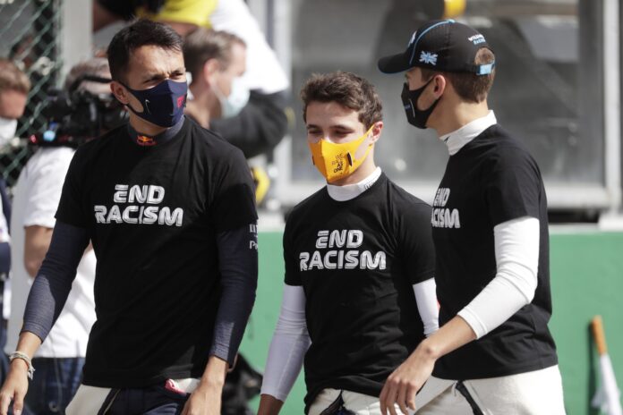 lando norris, alexander albon, george russell, F1