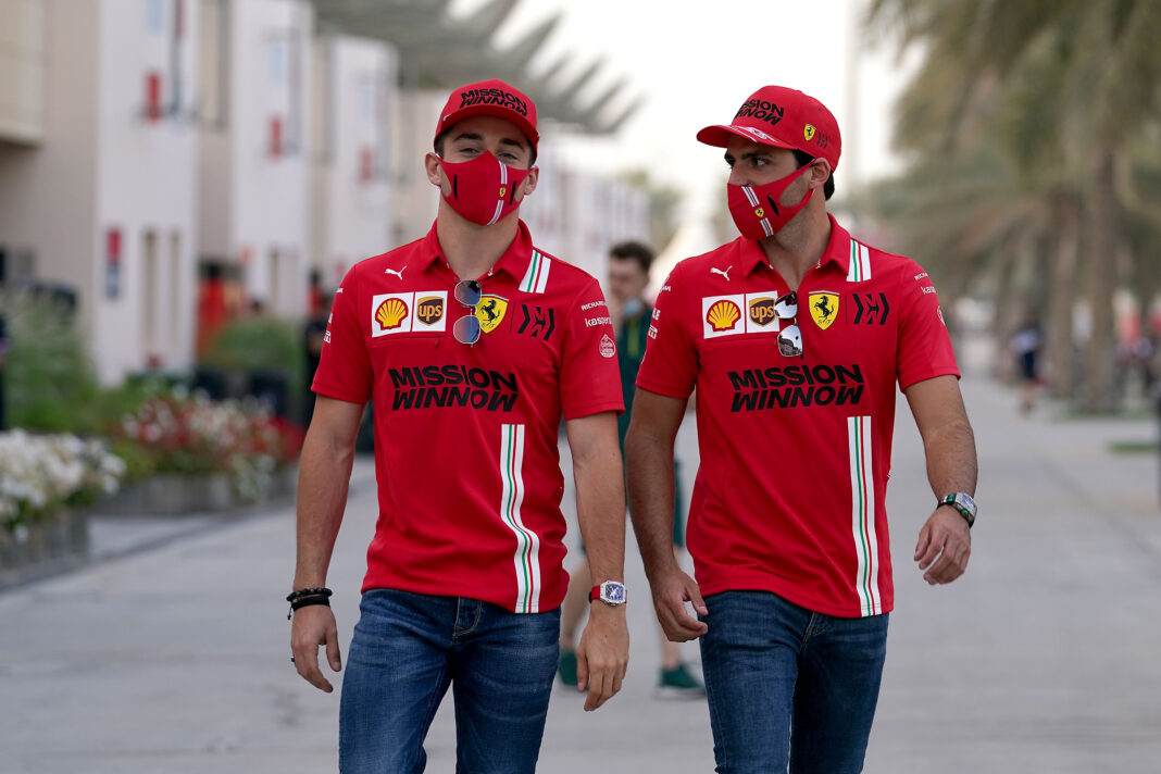 Carlos Saint Jr, Charles Leclerc, Ferrari