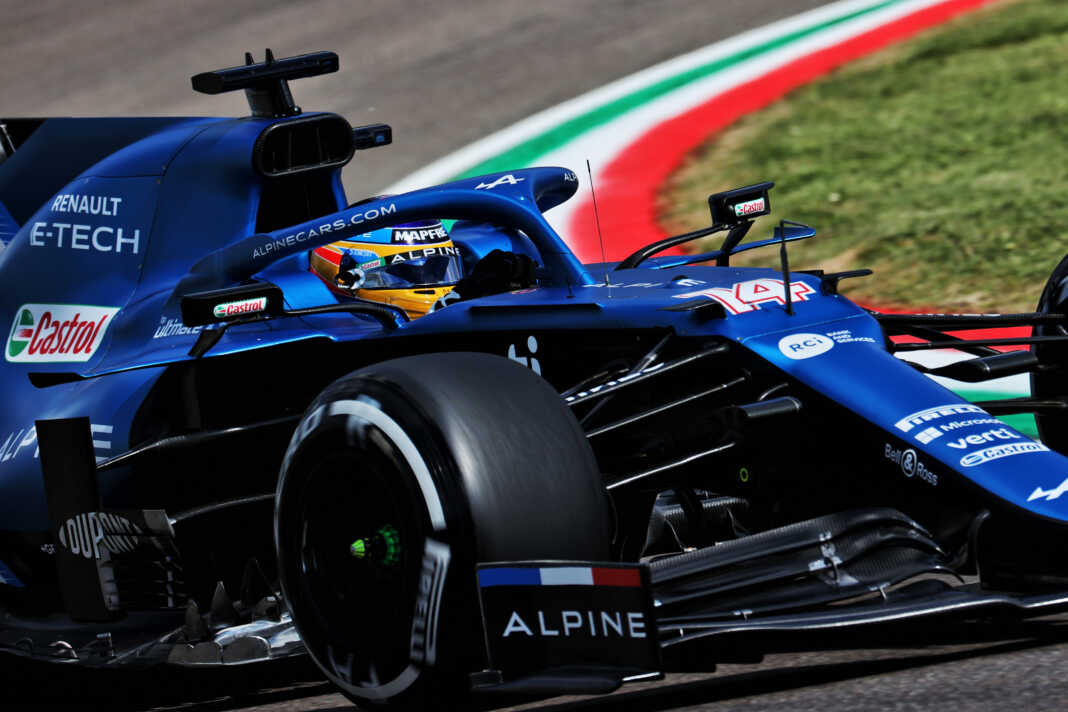 Fernando Alonso, racingline