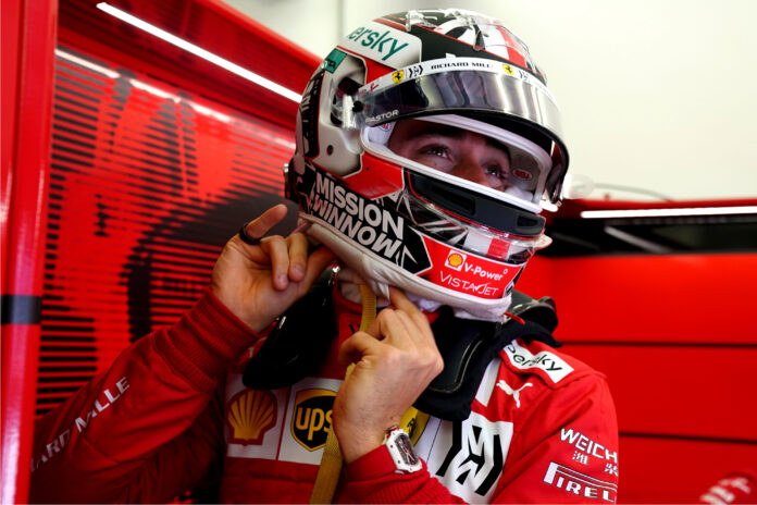 Leclerc, racingline