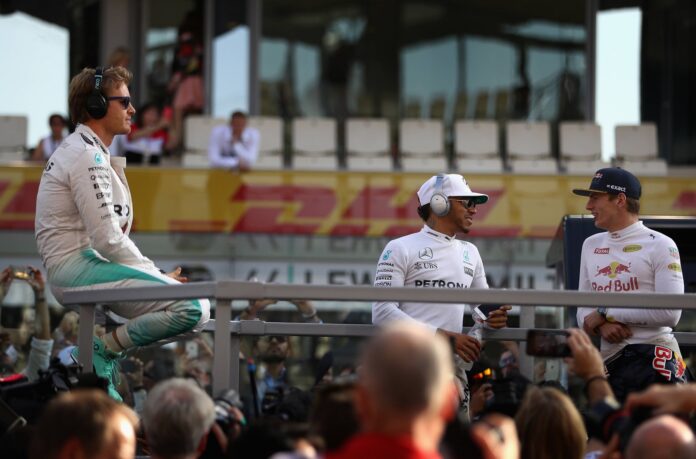 nico rosberg, max verstappen, lewis hamilton