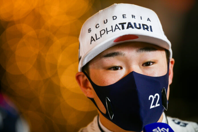 Tsunoda, racingline