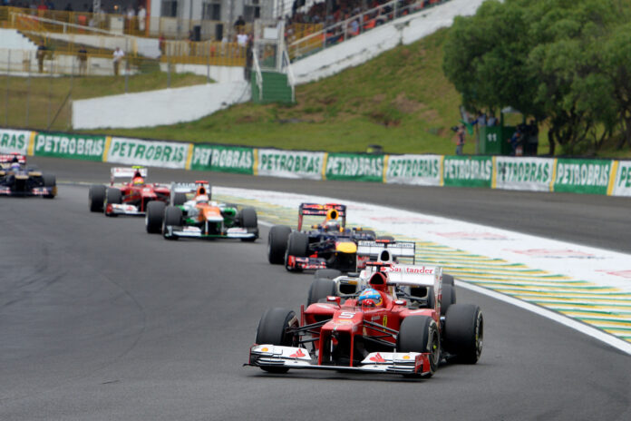 Alonso, racingline