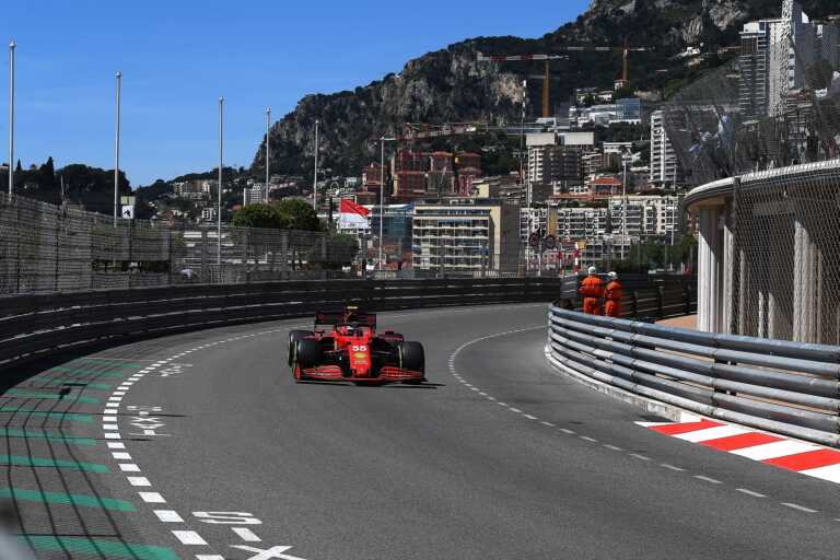 Sainz, Ferrari, Monaco