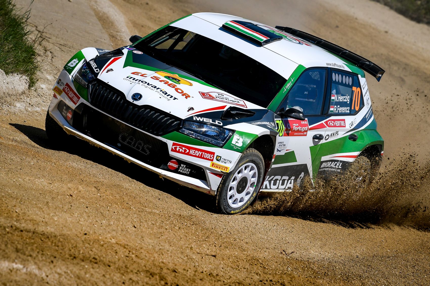 Herczig Norberték már ott vannak a Portugál Rallyn
