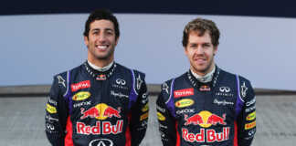 Daniel Ricciardo, Sebastian Vettel, racingline