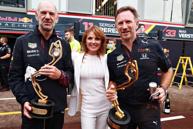 Adrian Newey, Geri Halliwell, Christian Horner, Red Bull