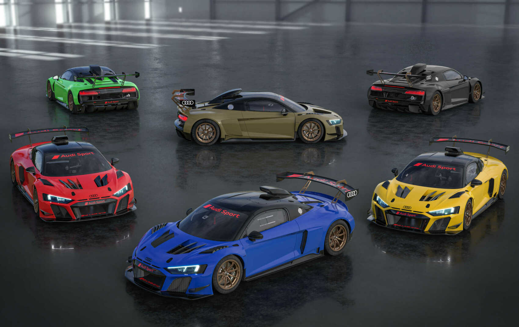 Az Audi R8 LMS GT2 egy exkluzív Color Edition kiadással jelentkezik
