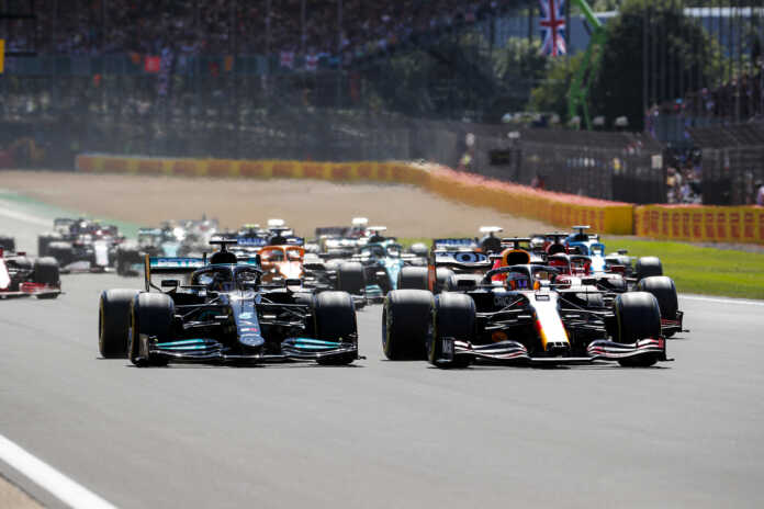 Max Verstappen, Lewis Hamilton, Brit Nagydíj, sprintkvalifikáció