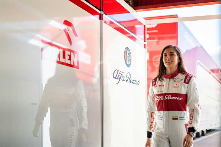 Az Alfa Romeo tesztpilótája, Tatiana Calderón IndyCar tesztet teljesített