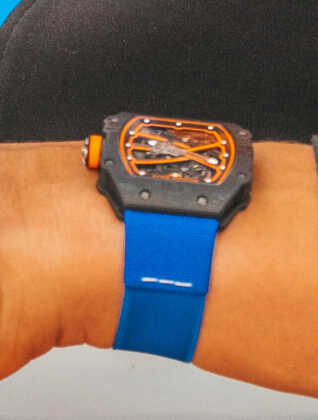 Lando Norris' Richard Mille watch