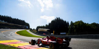 Ferrari, Spa, racingline