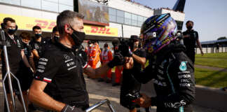 Hamilton, Mercedes, racingline