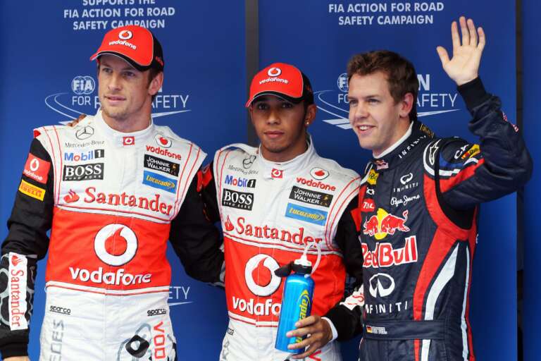 Lewis Hamilton; Sebastian Vettel; Jenson Button
