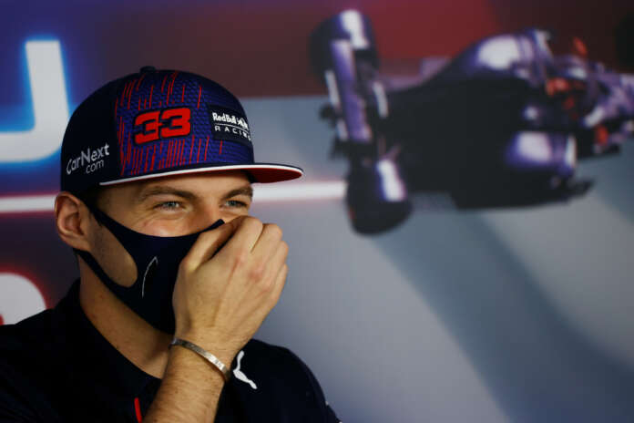 Verstappen, racingline