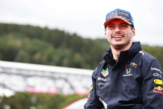 Verstappen, racingline