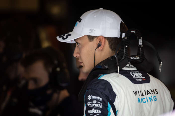 Russell, racingline