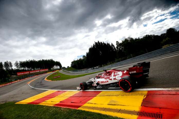 Kimi Raikkonen, Spa, racingline