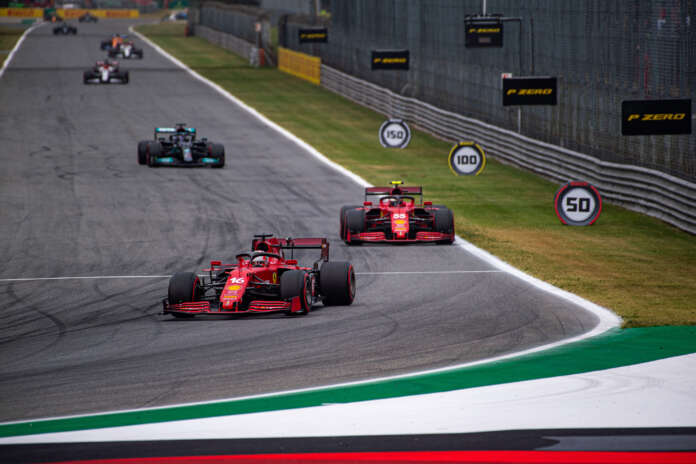 Forma-1, racingline