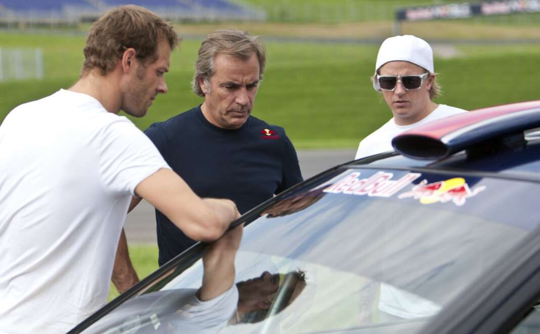 Alexander Wurz, Carlos Sainz, Kimi Räikkönen