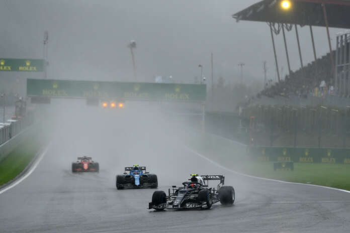 Pierre Gasly, Esteban Ocon, Charles Leclerc, Belga Nagydíj