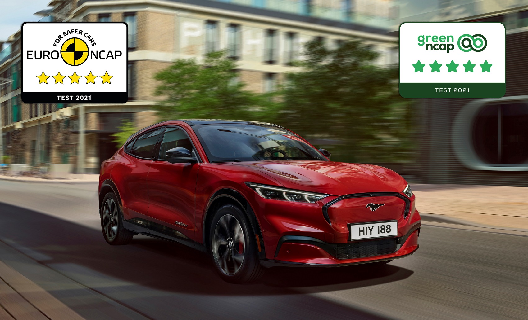 A Ford Mustang Mach-E 5 csillagos eredményt ért el