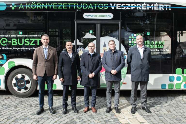 Veszprém a Zöld Busz mintaprojekt tizenegyedik állomása