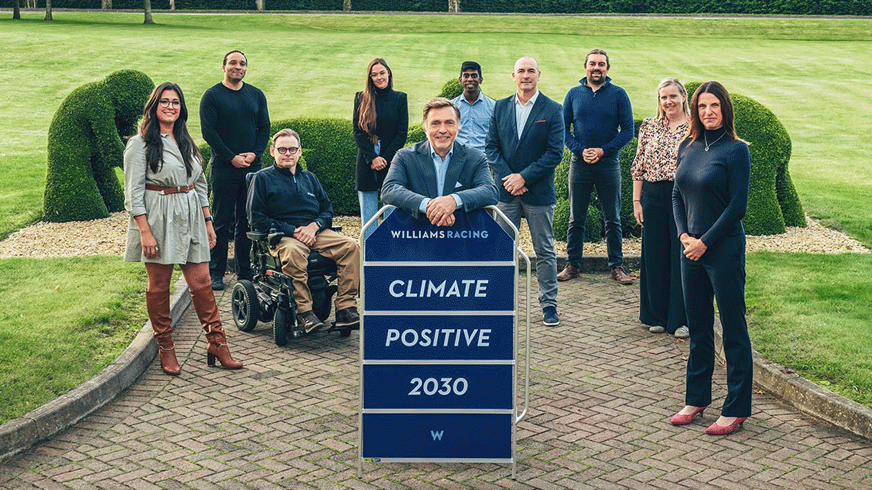 A Williams az F1 élére állt: Elsőként írták alá az ENSZ éghajlatváltozási keretegyezményét