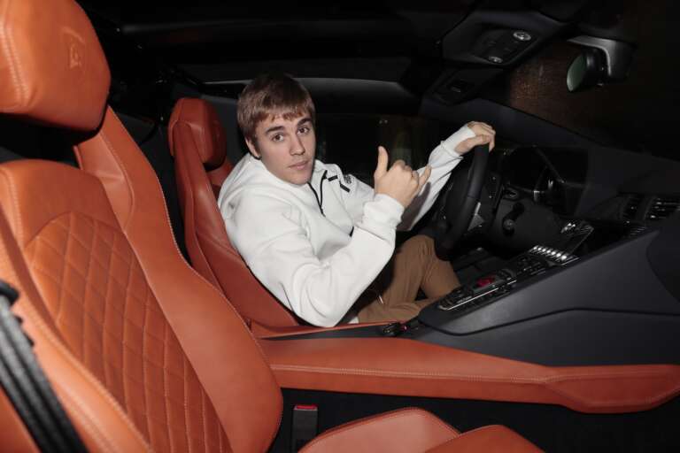 Justin Bieber, Lamborghini Aventador