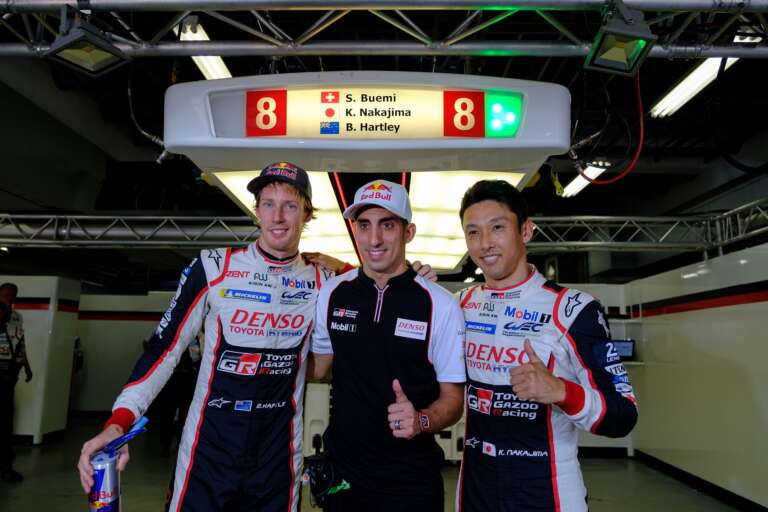 Sébastien Buemi, Brendon Hartley. Kazuki Nakajima