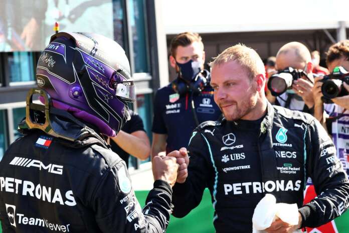 Valtteri Bottas, Lewis Hamilton