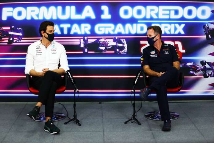 Toto Wolff, Christian Horner, Mercedes, Red Bull