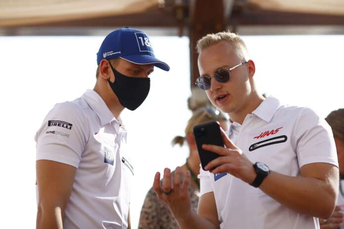 nikita mazepin, mick schumacher, haas