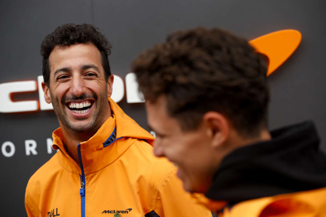 Daniel Ricciardo, McLaren and Lando Norris, McLaren