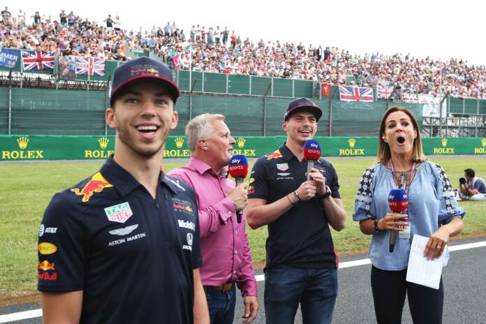 Max Verstappen, Natalie Pinkham, Pierre Gasly, Johnny Herbert, sky sports