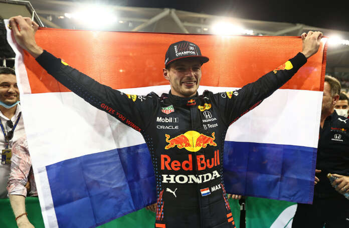 Verstappen, racingline