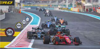 Forma-1, Abu Dhabi, racingline