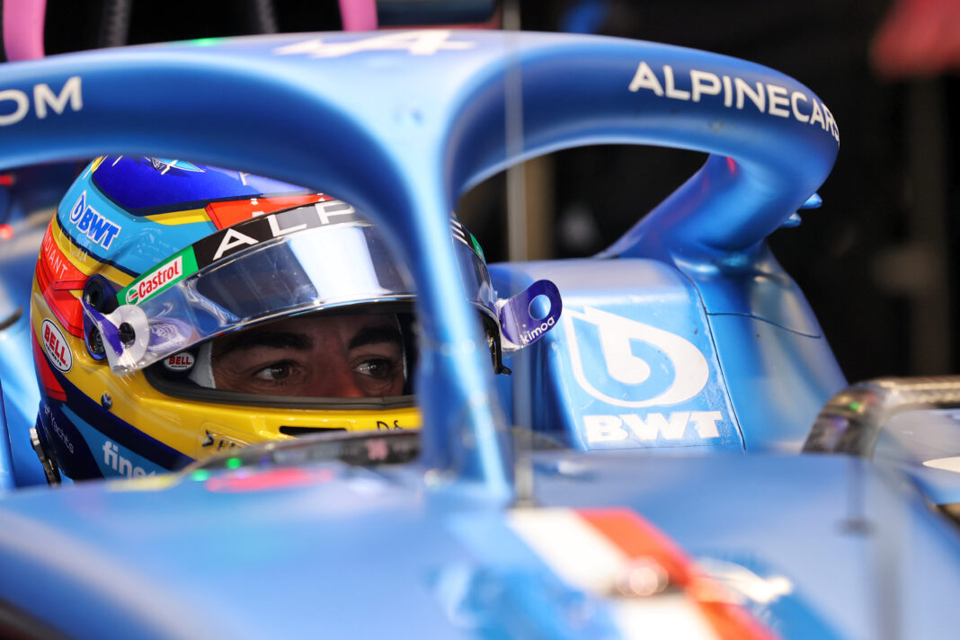 Alonso, racingline
