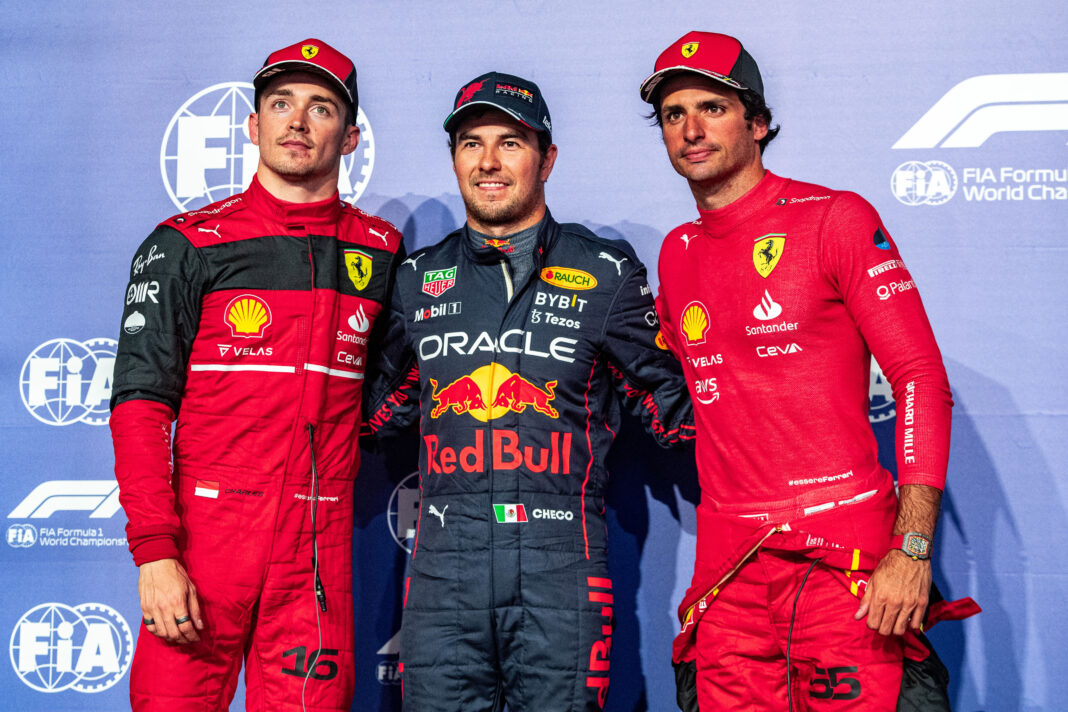 Charles Leclerc, Sergio Pérez, Carlos Sainz
