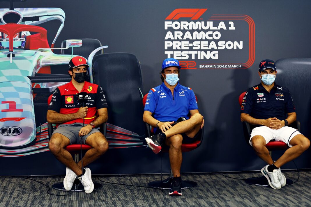 Carlos Sainz, Fernando Alonso, Sergio Pérez, covid
