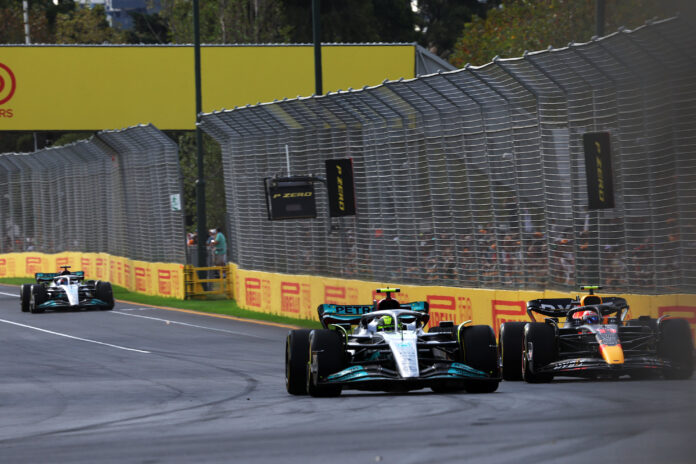 Lewis Hamilton, Mercedes, Sergio Pérez, Red Bull, Ausztrál Nagydíj