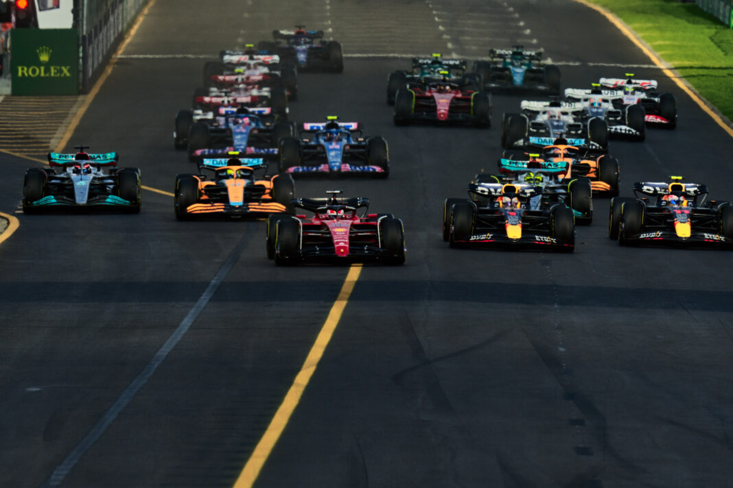 Ausztrál Nagydíj, rajt, Charles Leclerc, Ferrari, Max Verstappen, Red Bull