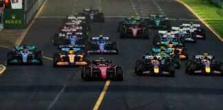 Ausztrál Nagydíj, rajt, Charles Leclerc, Ferrari, Max Verstappen, Red Bull